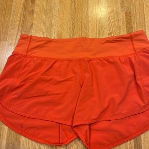 Lululemon run time shorts size 8